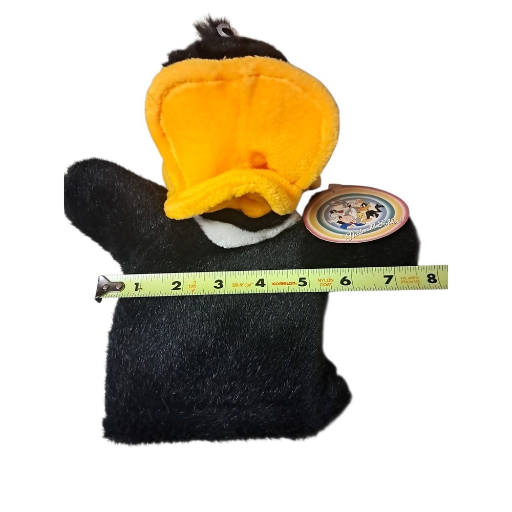 Daffy Duck Hand Glove 10" Puppet Plush 1995 Warner Bros. Vintage - Picture 4 of 9